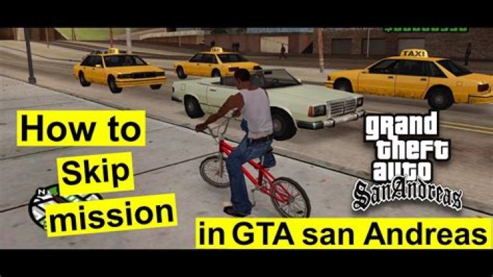 How to skip missions in gta san andreas pc